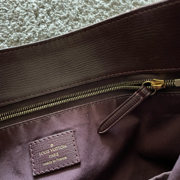 Authentic RARE Vintage Louis Vuitton purse leather trim gold pink/white bucket - Picture 14 of 15